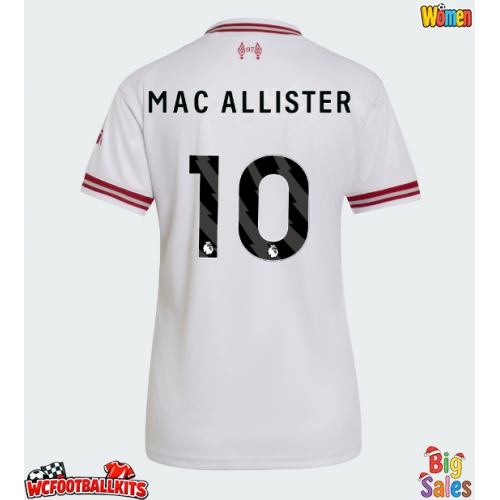 Liverpool Alexis Mac Allister #10 Replica Away Stadium Shirt for Women 2026-27 Short Sleeve